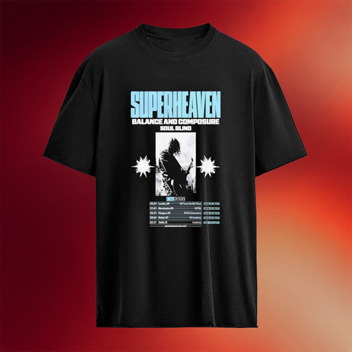 Superheaven Balance And Composure Soul Blind UK Tour 2026 T-shirt Superheaven Merch Gifts for Him