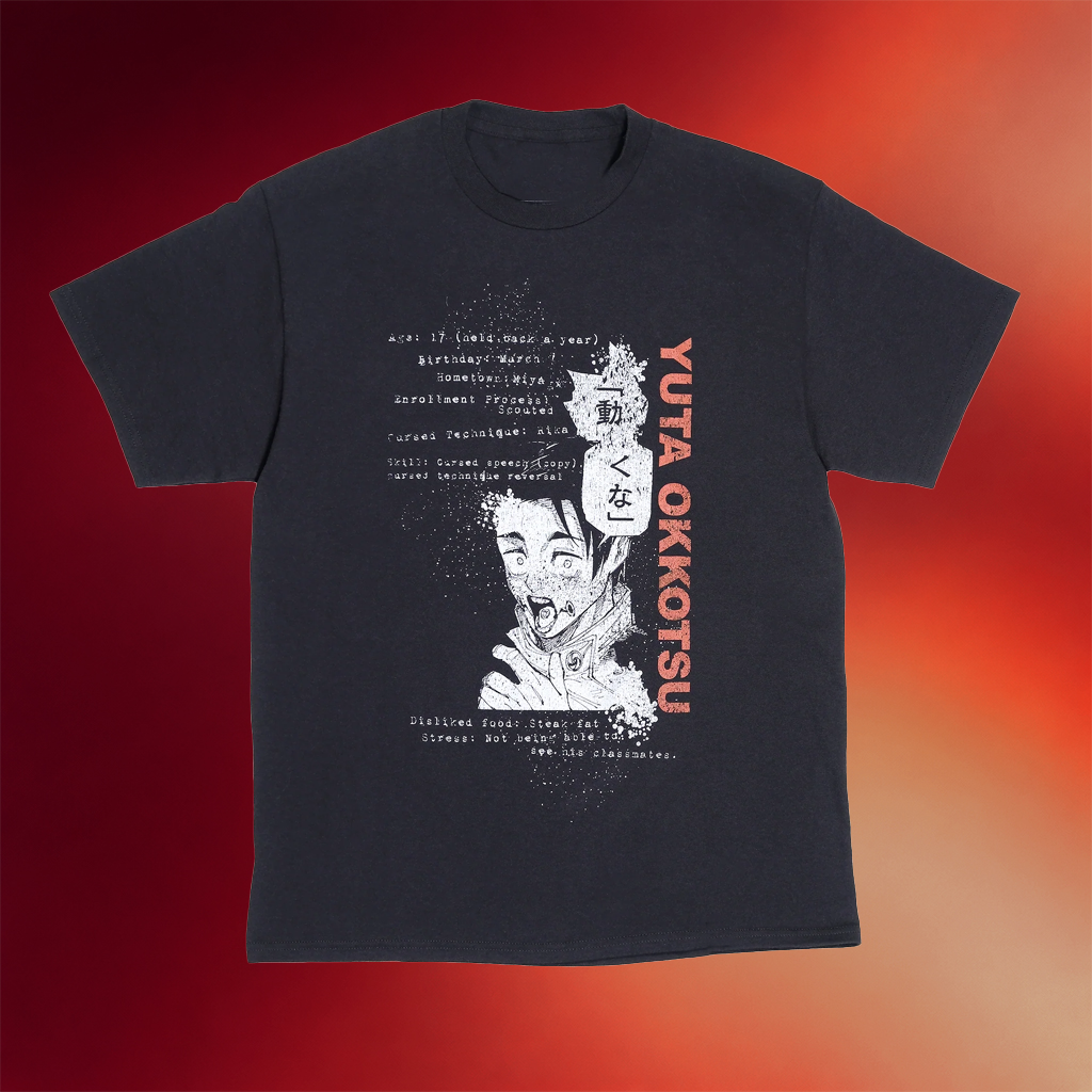 Shonen Jump Merch Yuta Okkotsu T-Shirt Birthday Gift For Son
