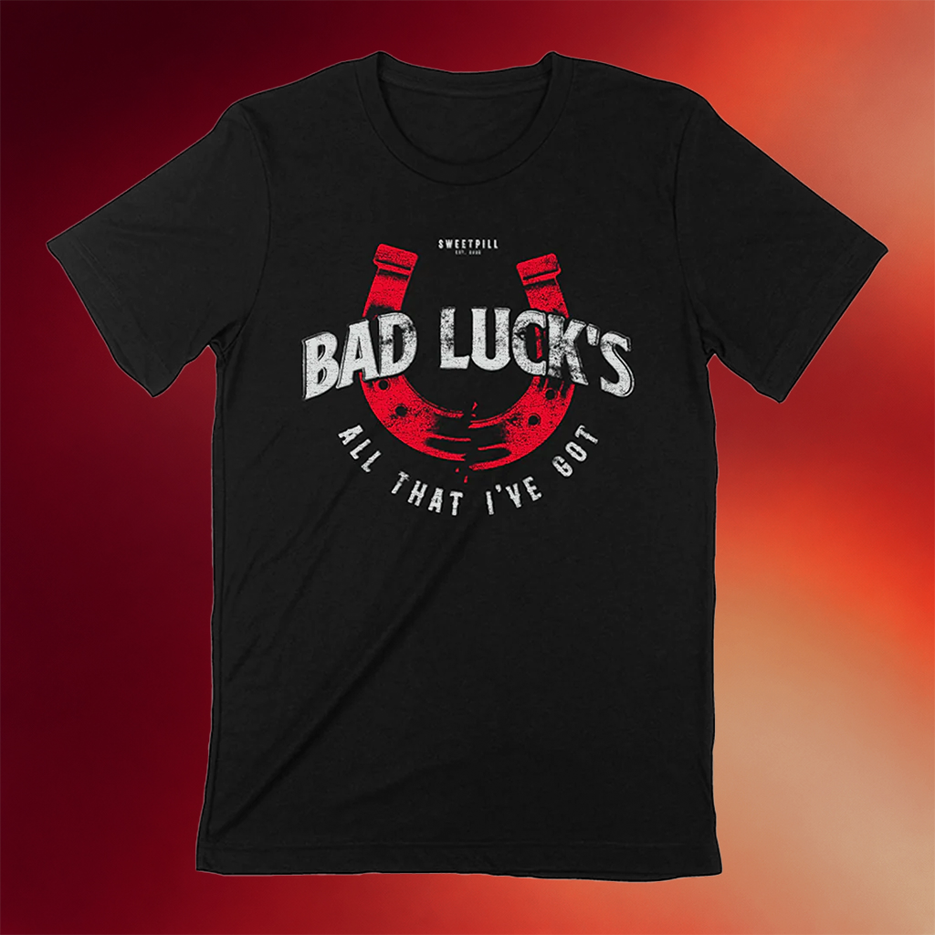Sweet Pill Merch 2026 Bad Luck T-Shirt Cool Gifts For Music Lovers