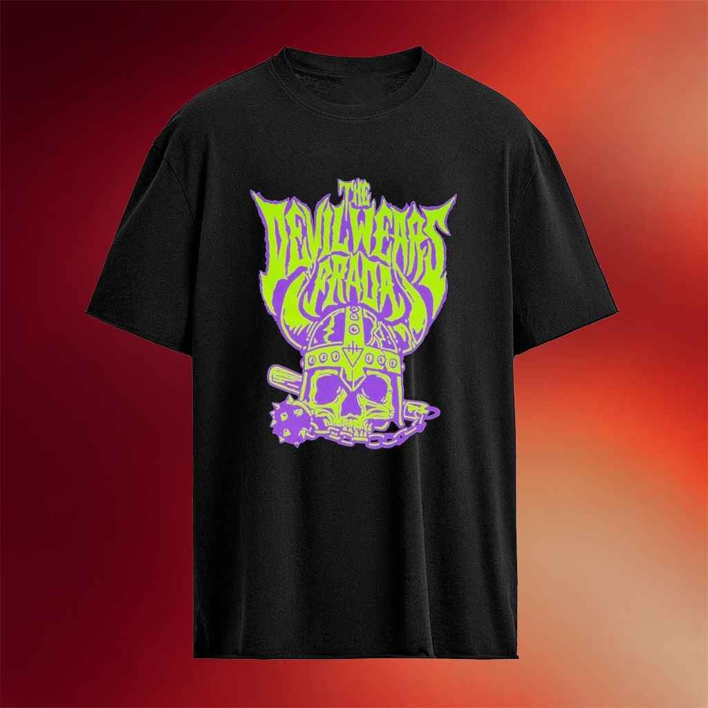 The Devil Wears Prada Battle Skull T-Shirt Fan Merch Gifts For Husband