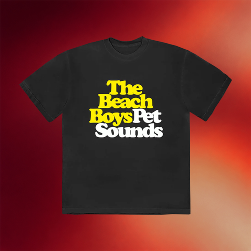 The Beach Boys Merch 2026 Pet Sounds Logo Black T-Shirt Presents For Rock Lovers