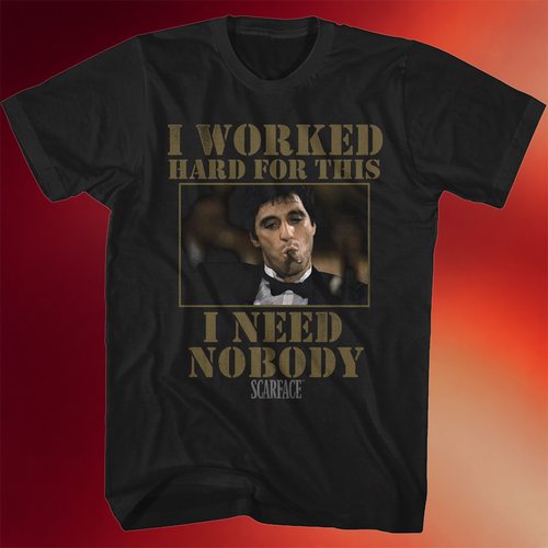 Tony Montana Shirt I Need Nobody Scarface T-Shirt Unique Dad Gifts For Father_s Day
