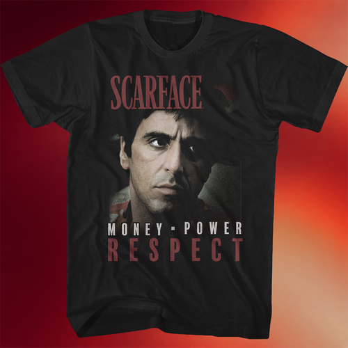 Tony Montana Shirt Money Power Respect Scarface T-Shirt Father_s Day Presents For Son