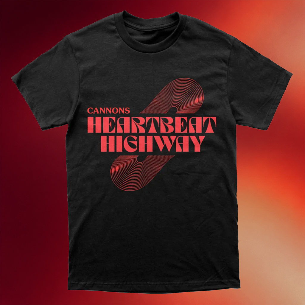 ThreeFour Merch 2026 Cannons Heartbeat Highway T-Shirt Cool Gifts For Music Lovers