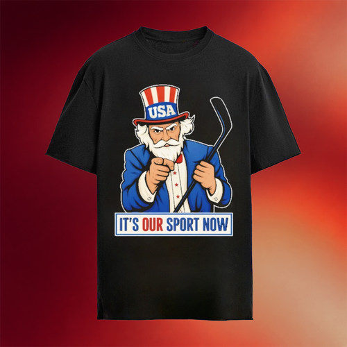 USA Olympic Gold Medal Hockey Jack Hughes It's Our Sport Now T-Shirt Jack Hughes Shirt