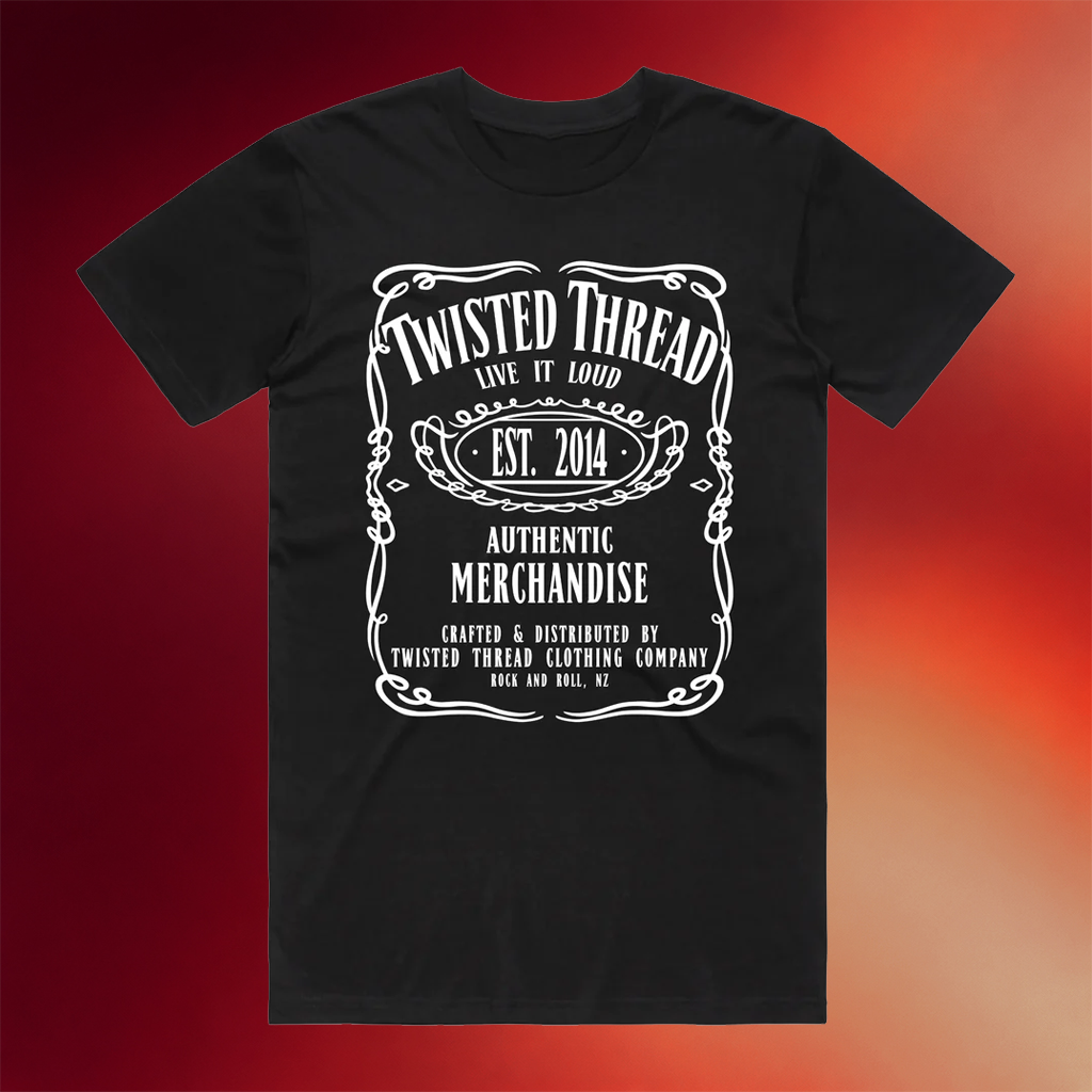 Twisted Thread Merch 2026 Twisted Thread Vintage Label Black T-Shirt Gifts For Friends