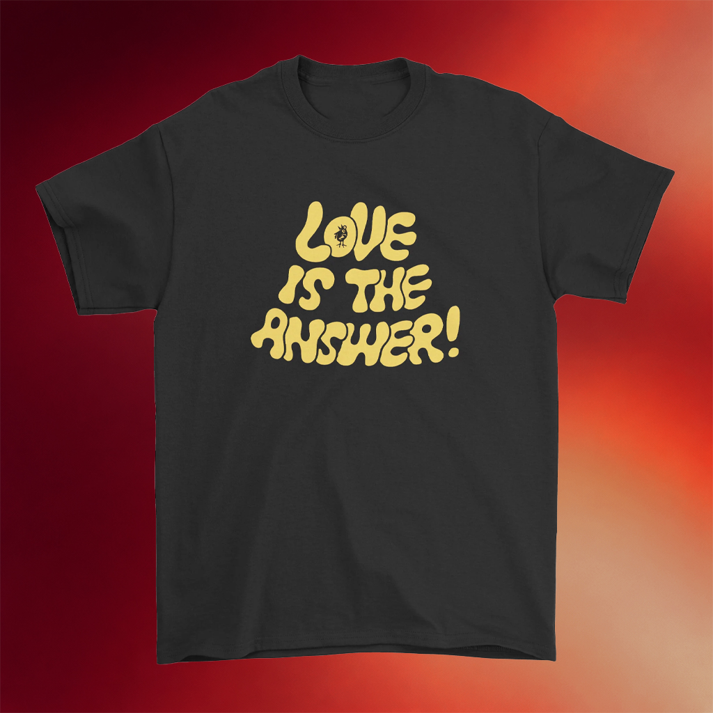 The Social Merch 2026 Pete Fowler Love Is The Answer T-Shirt Gift Ideas For Boyfriend