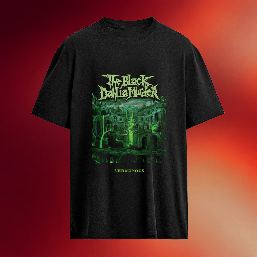 The Black Dahlia Murder Verminous T-shirt The Black Dahlia Murder Apparel Gifts For Music Fans