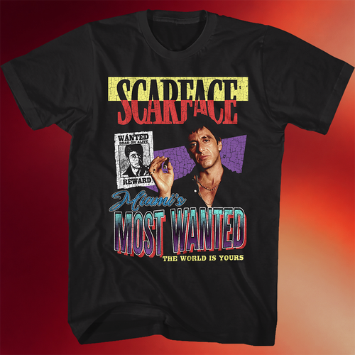 Tony Montana Shirt Miami_s Most Wanted Scarface T-Shirt Gifts For Father_s Day From Son