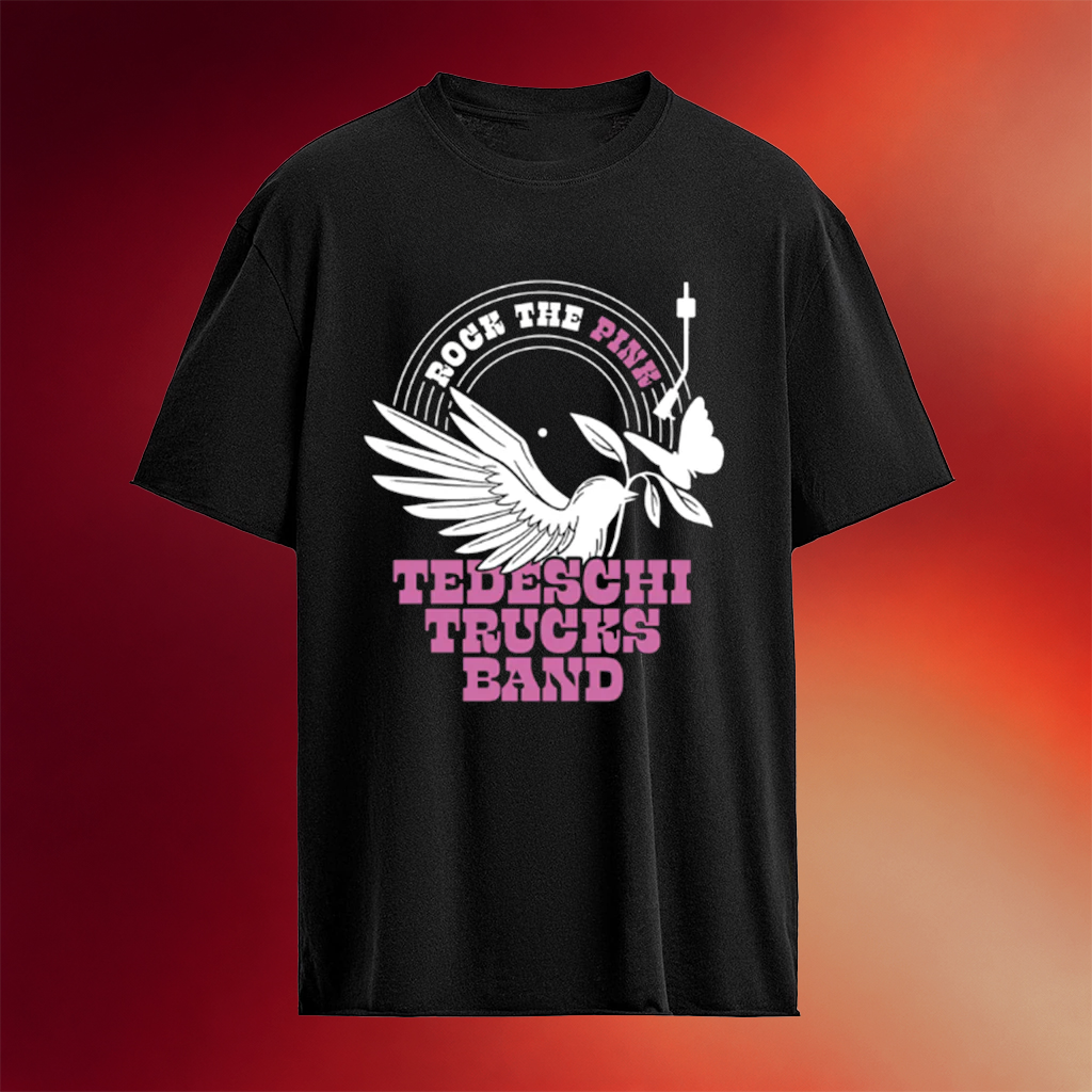 Tedeschi Trucks Band Rock The Pink Bird T-shirt Tedeschi Trucks Clothing Gifts For Music Fans