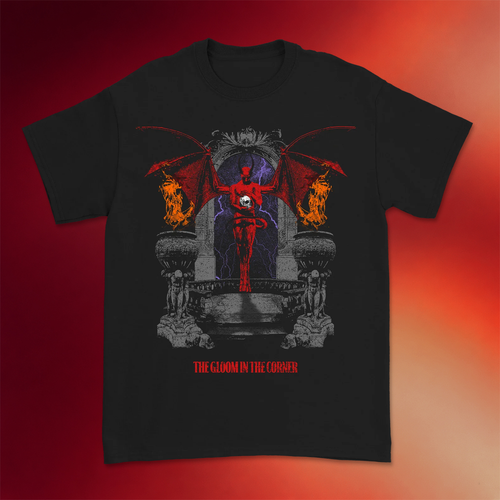 The Gloom In The Corner Merch 2026 Devil Wings T-Shirt Cool Gifts For Music Lovers