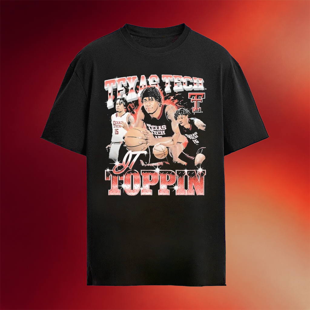 Texas Tech Basketball NIL JT Toppin 90s Shirt Gift For Basketball Lover