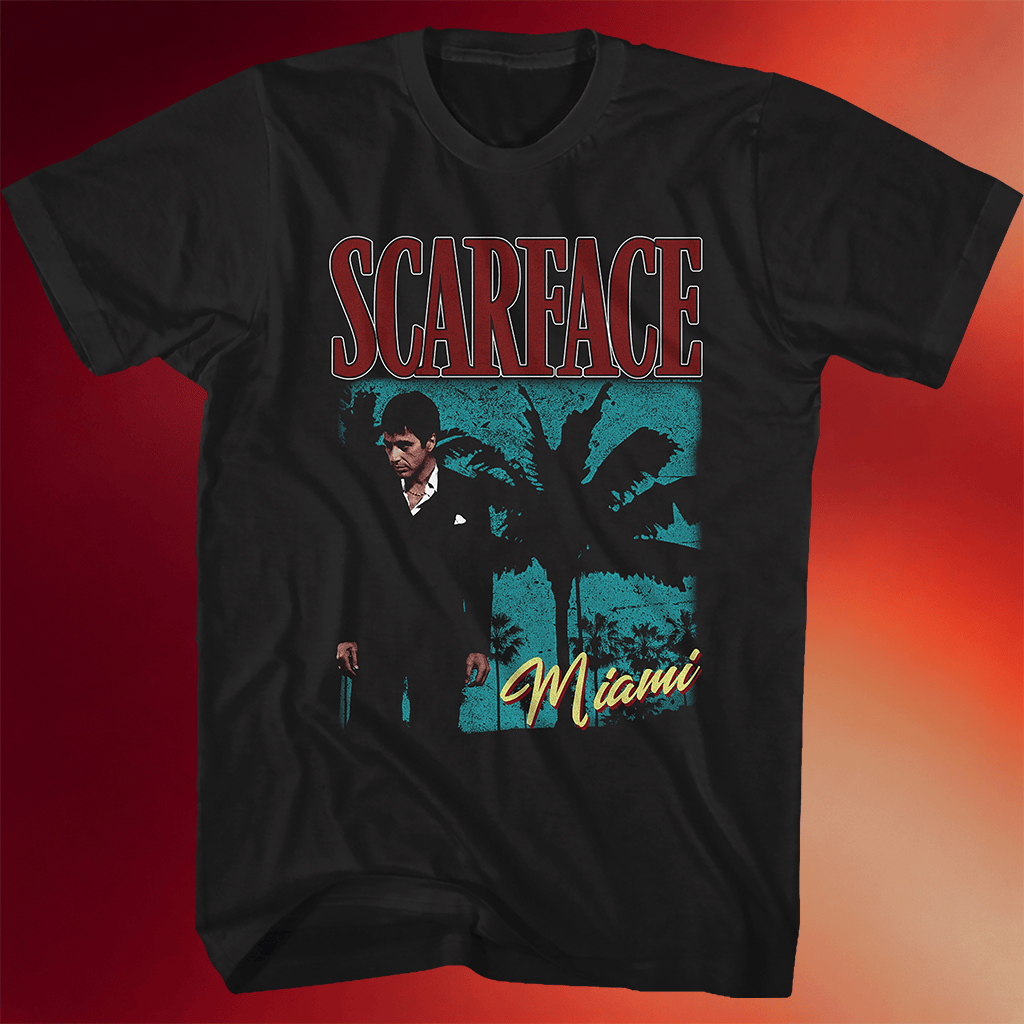 Tony Montana Shirt Miami Poster Scarface T-Shirt Perfect Father_s Day Gifts