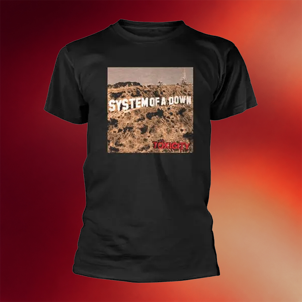 System Of A Down Merch 2026 Toxicity T-Shirt Black System Of A Down Shirt Music Lover Gifts