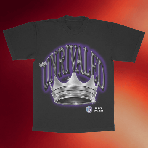 Unrivaled Merch 2026 Playa Society x Unrivaled Sketch T-Shirt Presents For Basketball Fans