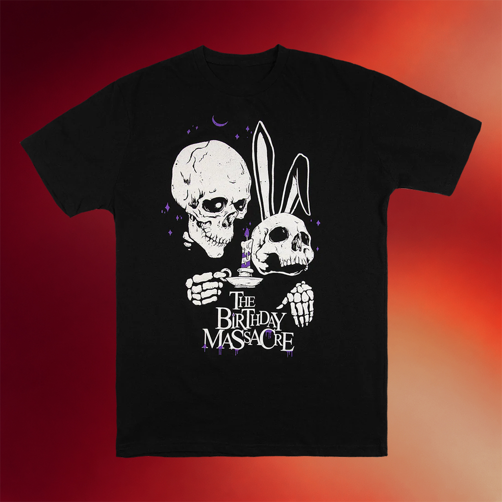 The Birthday Massacre Merch 2026 Two Skulls T-Shirt Best Gifts For Rock Lovers