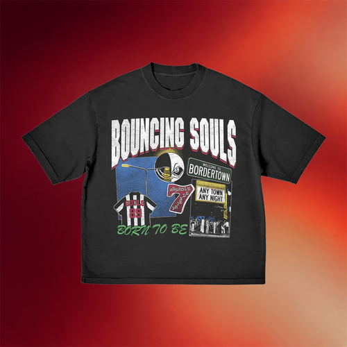 The Bouncing Souls Merch 2026 Born To Be Collage T-Shirt Gifts For A Rock Music Lover