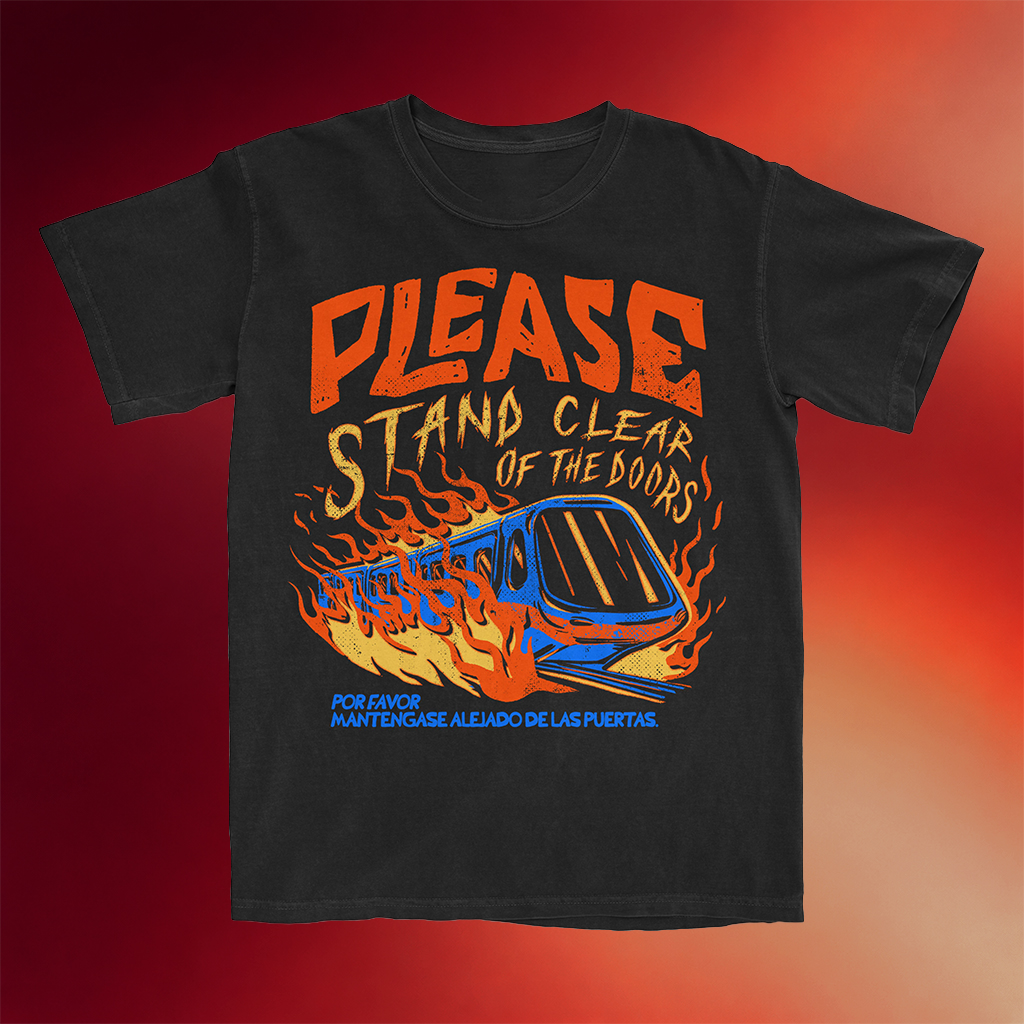 The Lost Bros Merch 2026 Please Stand Clear Of The Doors T-Shirt Best Father_s Day Presents