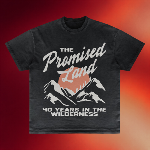 The Promised Land Series Merch 40 Years In The Wilderness T-Shirt Christian Religious Gifts