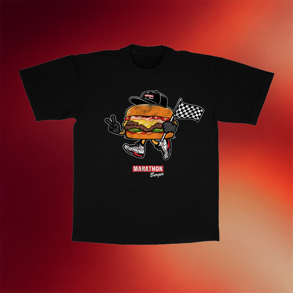 The Marathon Clothing Shop Merch 2026 Burger Mascot T-Shirt Gifts For Best Friends