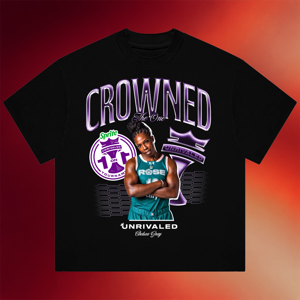 Unrivaled Merch 2026 Chelsea Gray 1on1 Champion T-Shirt Black Gift For Basketball Lover