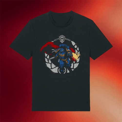 Warhammer Merch 2026 Joytoy Warhammer 40 000 Ultramarines Captain MK Shirt Gifts For Son