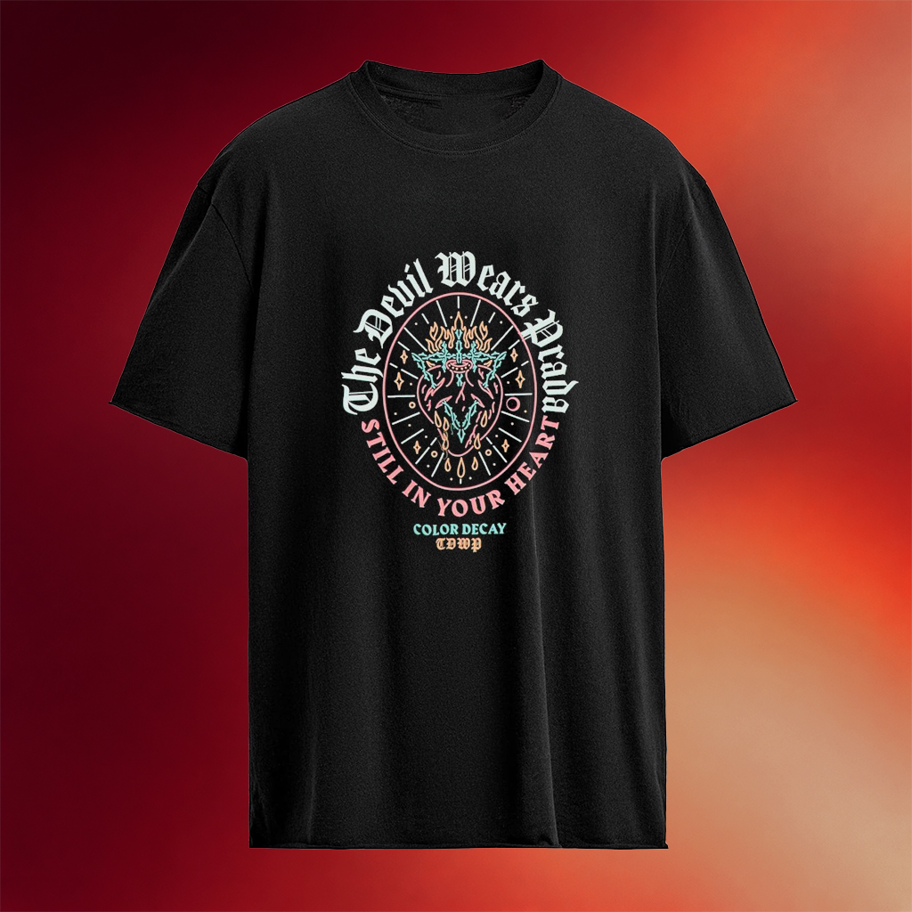 The Devil Wears Prada Still In Your Heart Color Decay T-Shirt Fan Merch Gifts For BFF