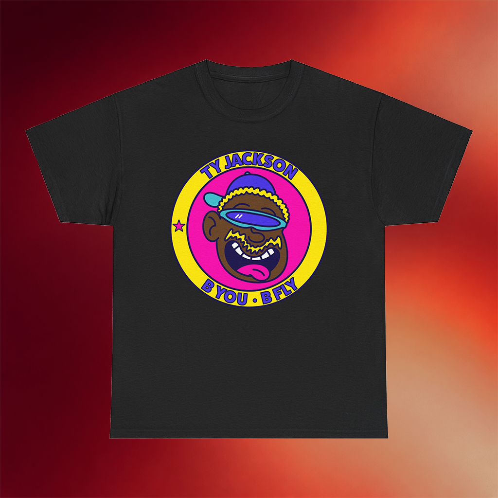 Ty Jackson Merch 2026 B You B Fly Black T-Shirt Ty Jackson Shirt Gifts For Friends