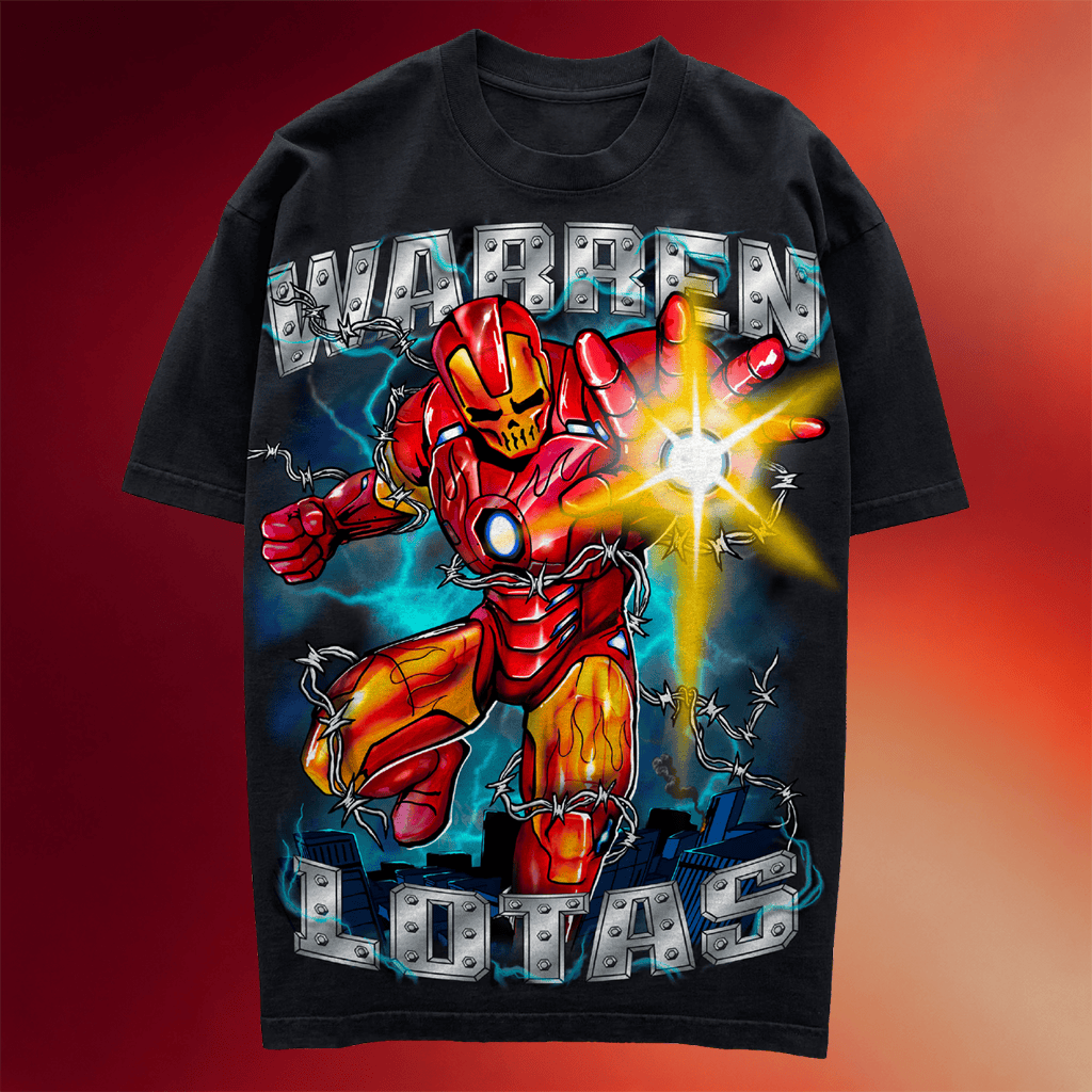 Warren Lotas Merch 2026 Metal Guy T-Shirt Iron Man Shirt Best Gifts For Brothers