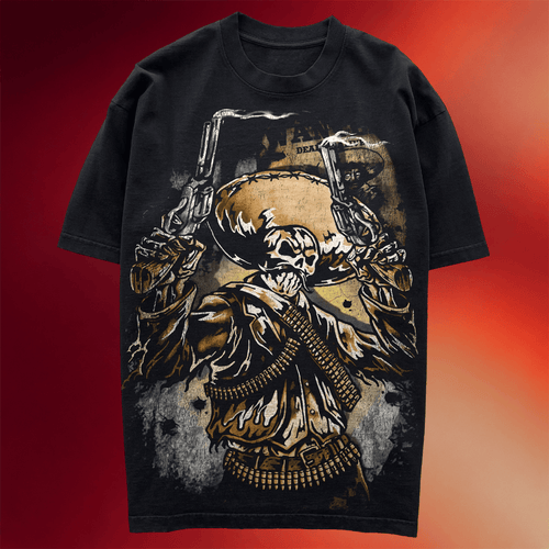 Warren Lotas Merch 2026 Wanted T-Shirt Skeleton Gunslinger Shirt Gifts Ideas For Friends