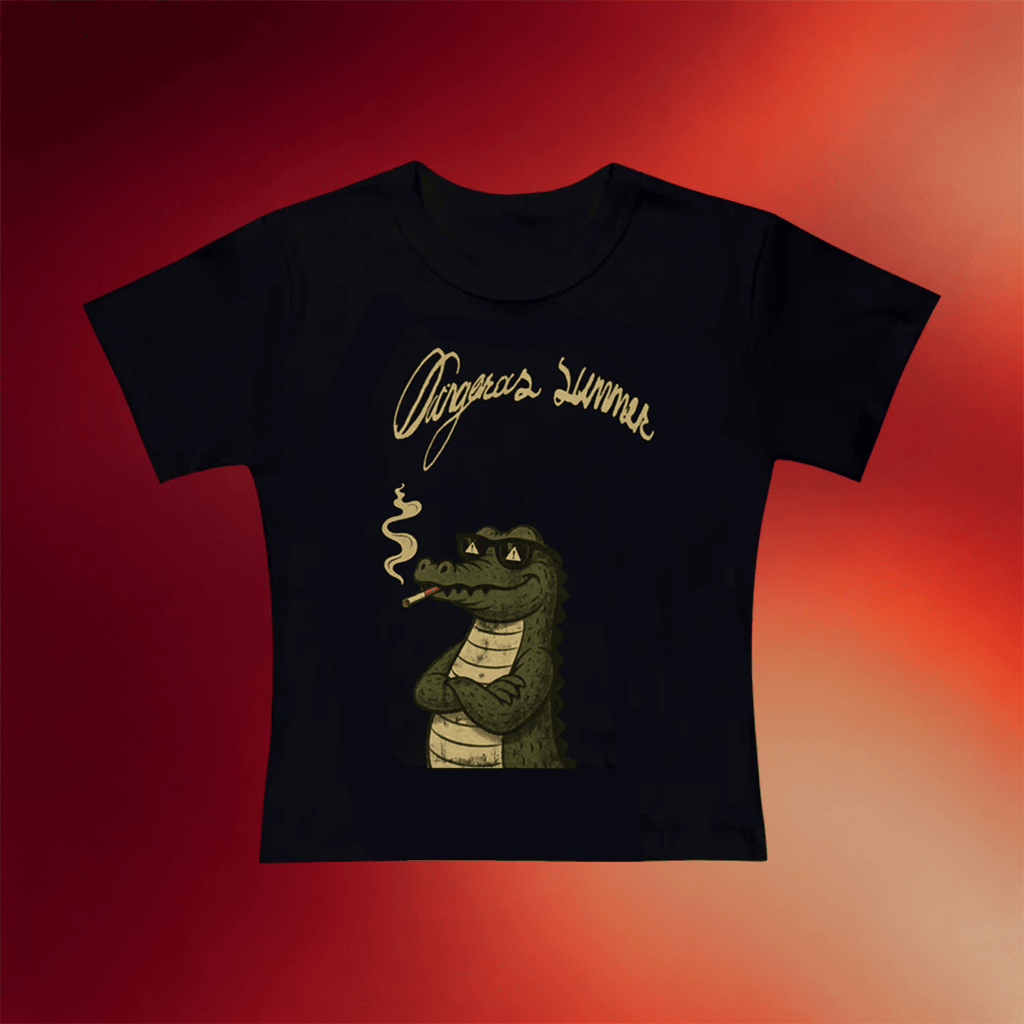 Yeat Merch 2026 Loose Leaf Baby Tee Alligator Dangerous Summer Shirt Gifts For Her
