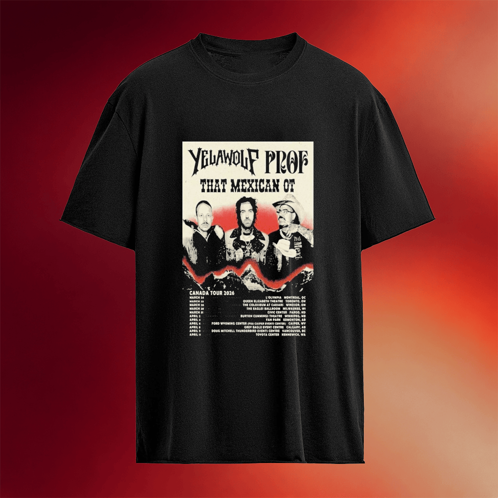 Yelawolf Prof Canada Tour 2026 T-Shirt Yelawolf Merch Gifts For Someone Who Loves Music