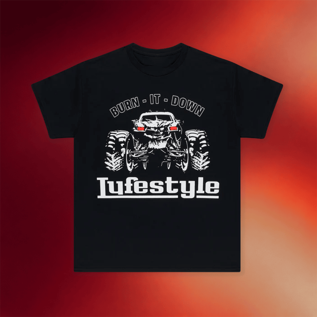 Yeat Merch 2026 Lyfestyle T-Shirt Truck Burn It Down T-Shirt Yeat Albums Merch Gifts for Fans