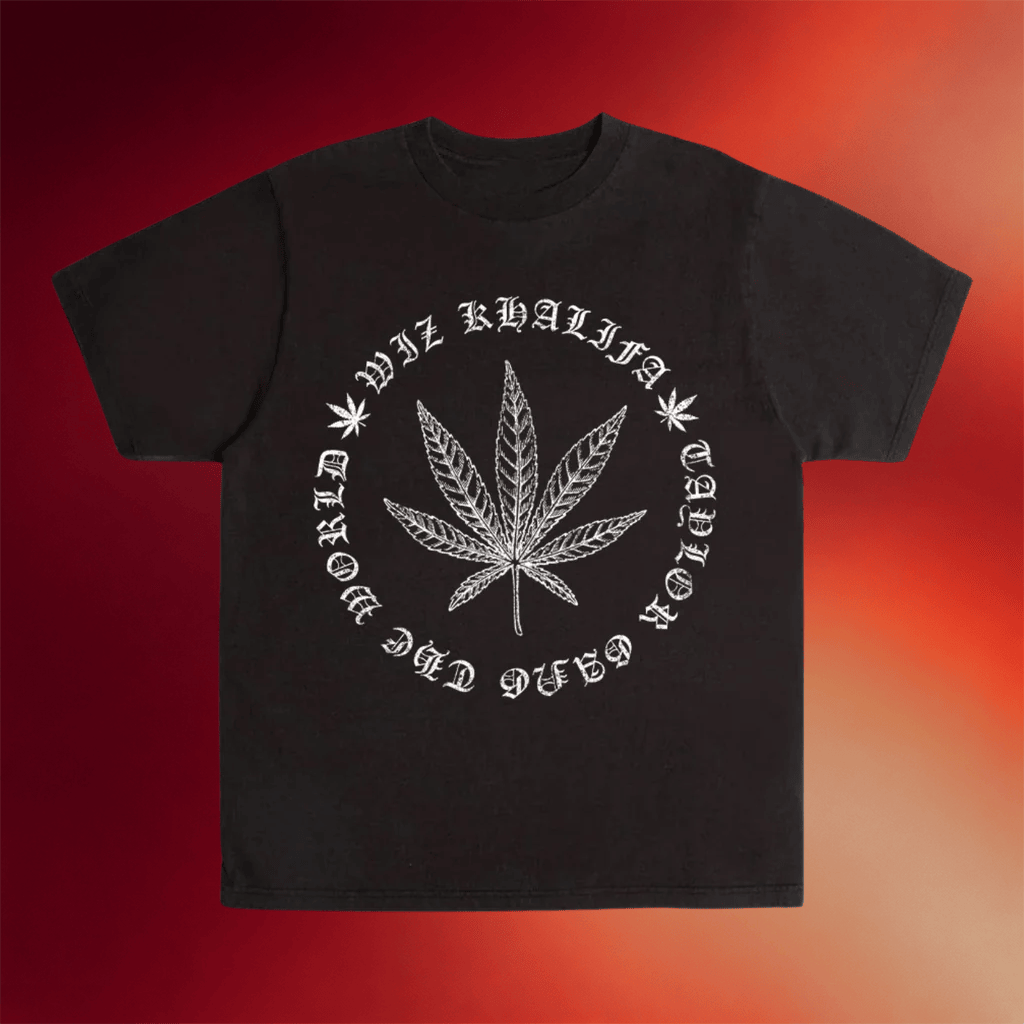 Wiz Khalifa Merch 2026 Chrome Leaf T-Shirt Best Gifts For Rapper Fans
