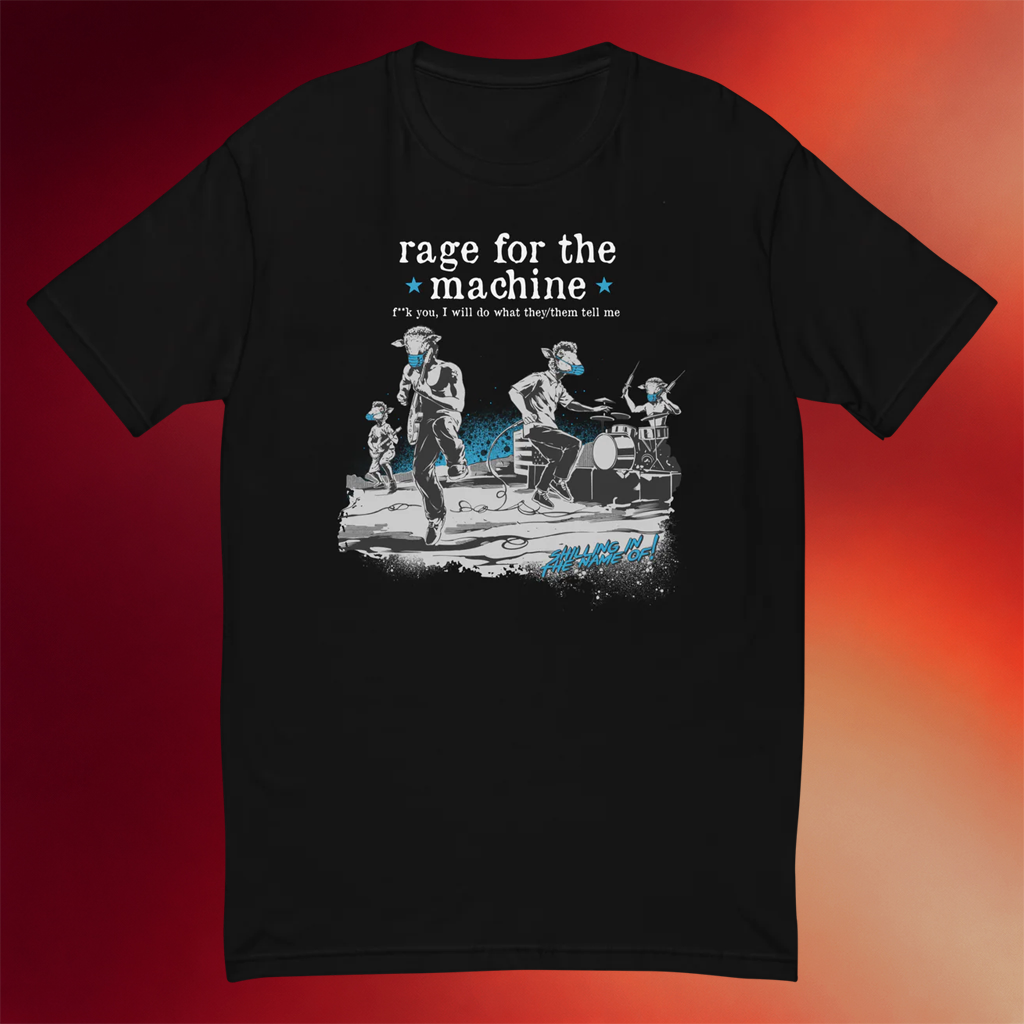 Forbidden Clothes Merch 2026 Rage For The Machine T-Shirt Funny Parody Shirt Gifts For Friends