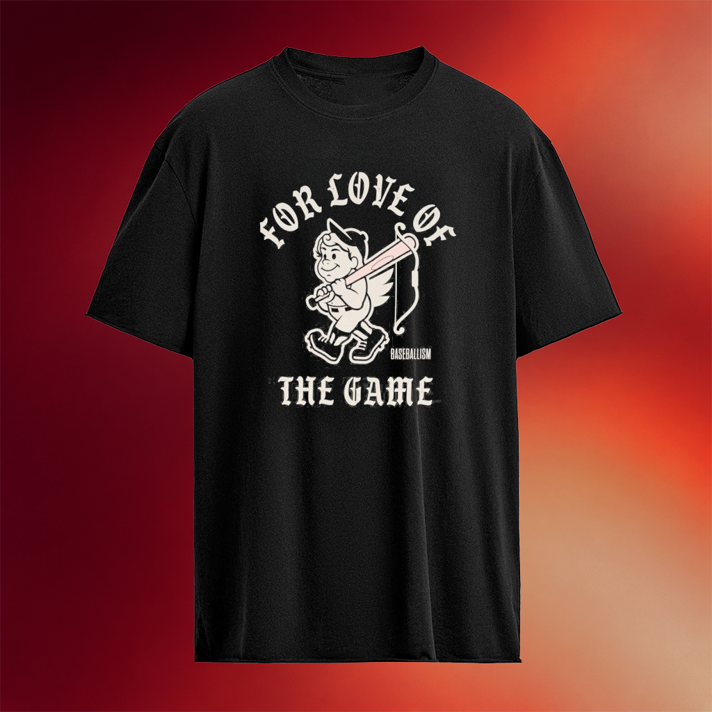 For Love Of The Game Baseballism Cupid T-Shirt Cool Gifts For Baseball Lovers