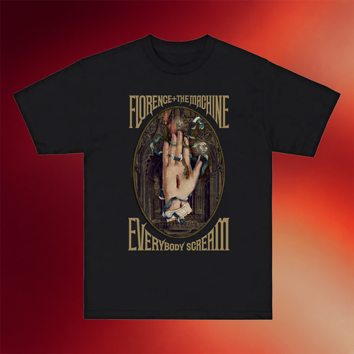 Florence And The Machine Merch 2026 Everybody Scream Palm T-Shirt Gift For Rock Band Fans