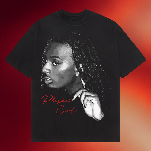 Fusion Pieces Merch Playboi Carti Big Face T-Shirt Playboi Carti Merch Gifts For Music Fans