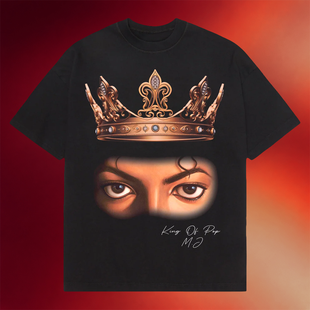 Fusion Pieces Merch MJ Big Face T-Shirt King Of Pop MJ Merch Gift Ideas For Fans