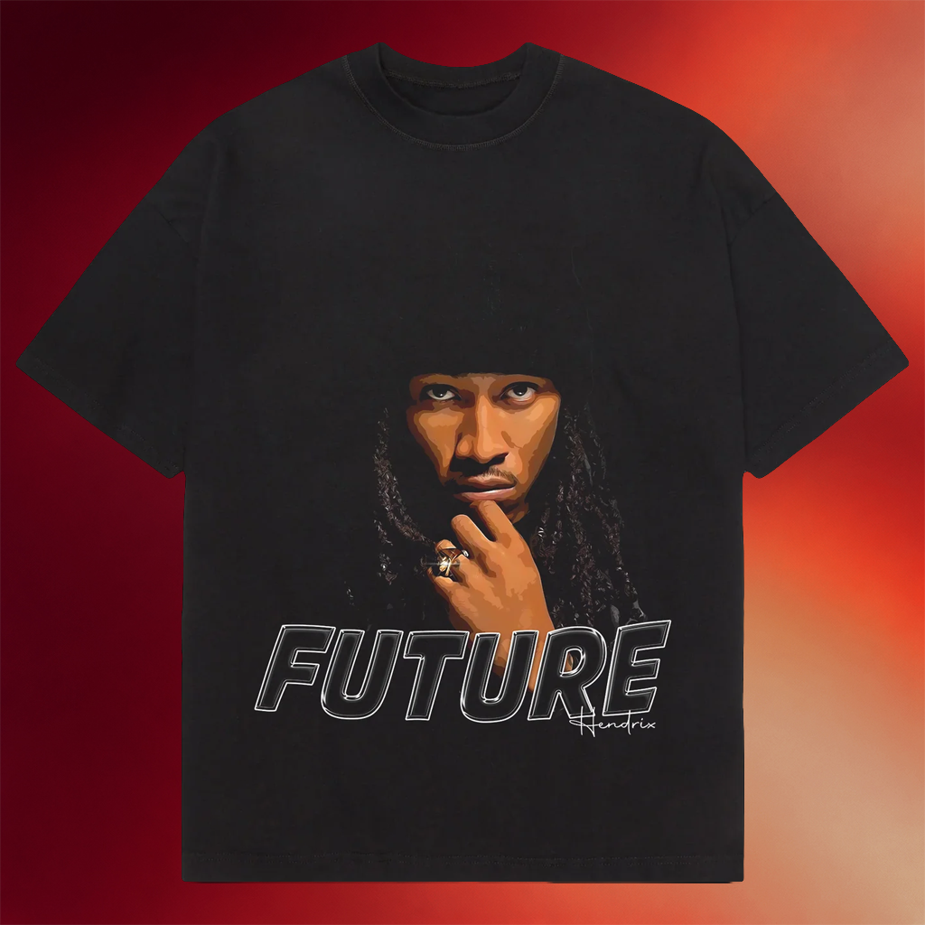 Fusion Pieces Merch Future Big Face T-Shirt Best Gifts For Rapper Fans