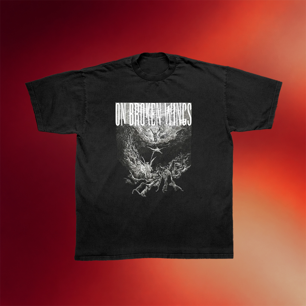 Friends Family Forever Merch On Broken Wings Fallen Angel T-Shirt Birthday Gift For Dad