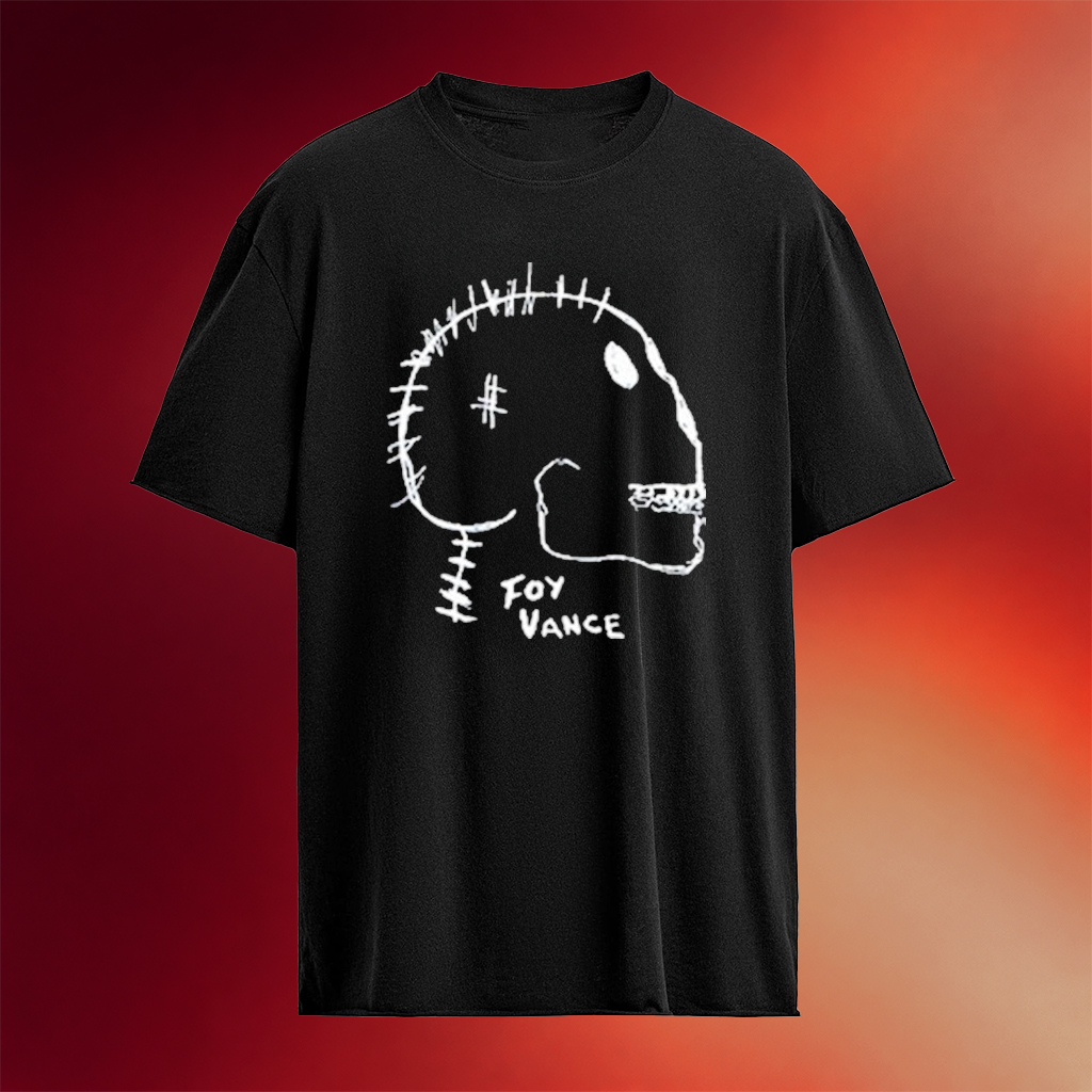 Foy Vance The Wake Skull T-Shirt Foy Vance Apparel Music Lover Gifts For Him
