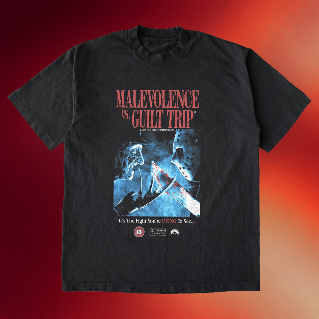Guilt Trip Merch 2026 Malevolence Vs Guilt Trip Halloween T-Shirt Gifts For Music Fans