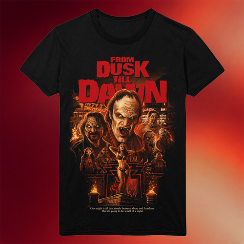 Gutter Garbs Merch From Dusk Till Dawn 30Th Anniversary Shirt Present For Horror Movie Lovers