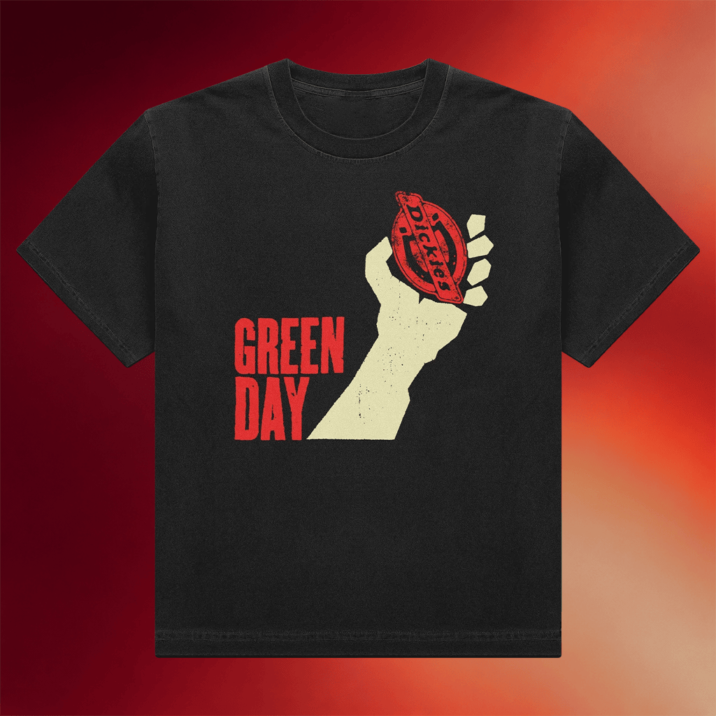 Green Day Merch Dickies Heart Grenade T-Shirt Green Day Shirt Gift Ideas For Husband