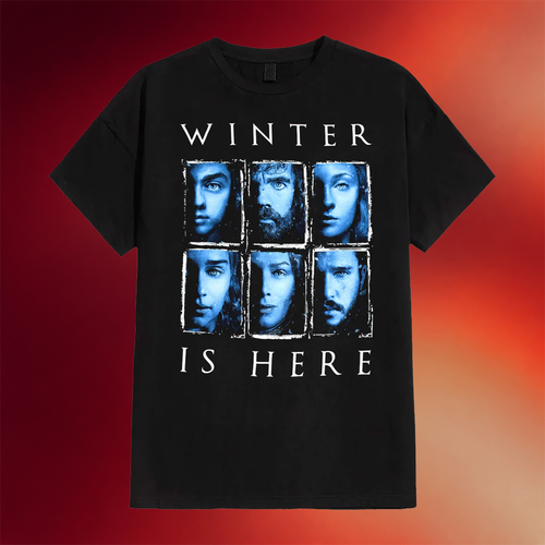 Game Of Thrones Merch Winter Is Here T-Shirt Game Of Thrones Shirt Good Gifts For Him