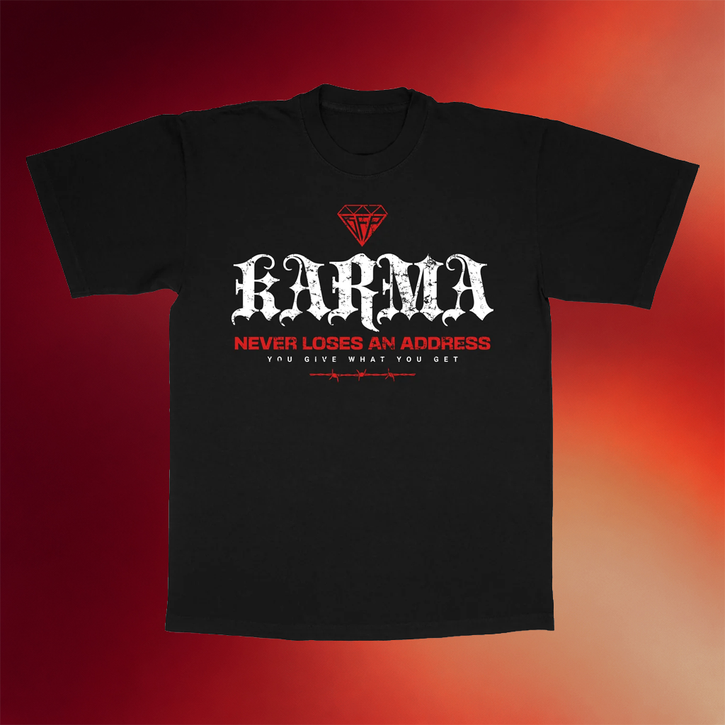 GFP Merch 2026 Karma T-Shirt Never Loses An Address Shirt Gifts Ideas For Besties