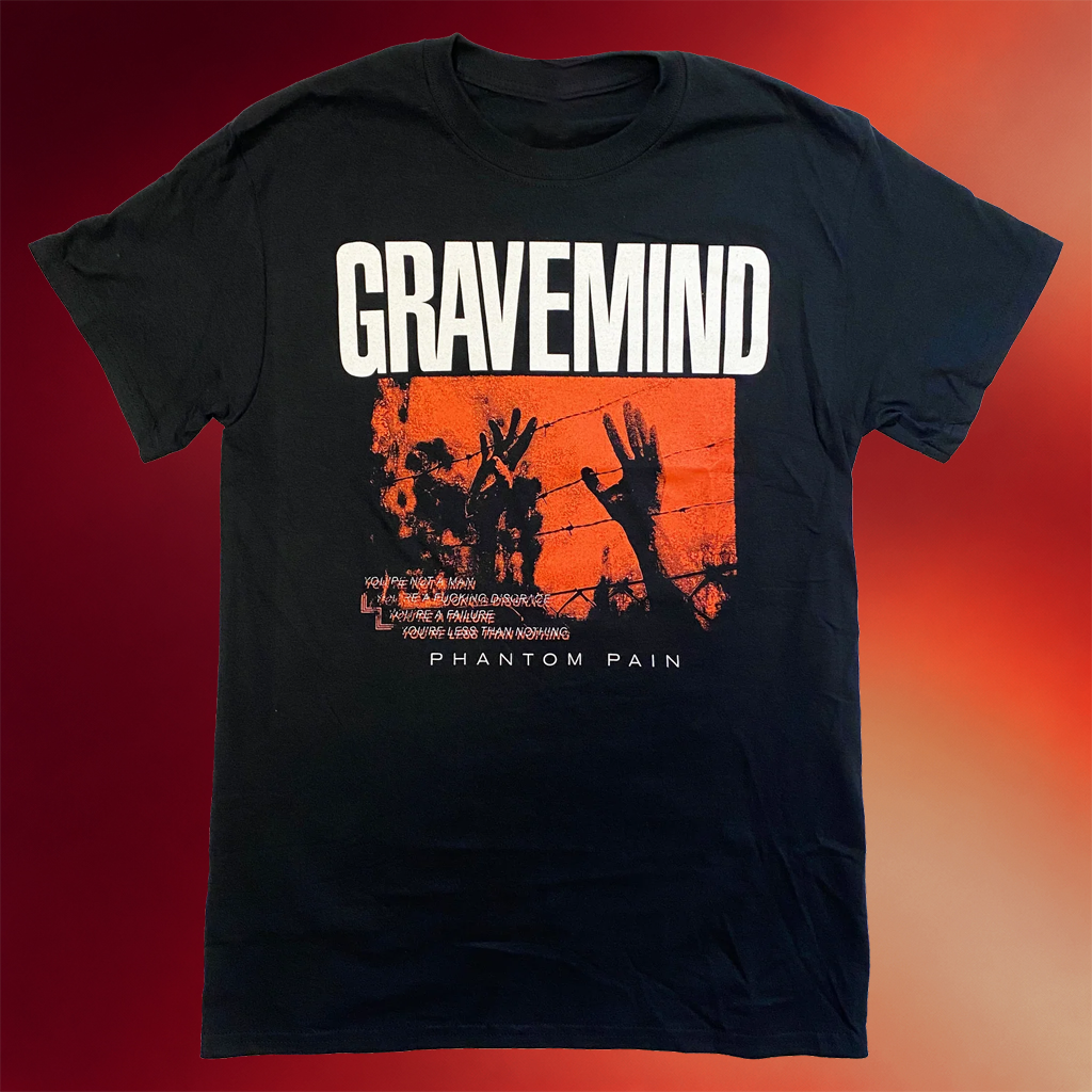 Greyscale Records Merch 2026 Gravemind Phantom Pain T-Shirt Unique Gifts For Dudes