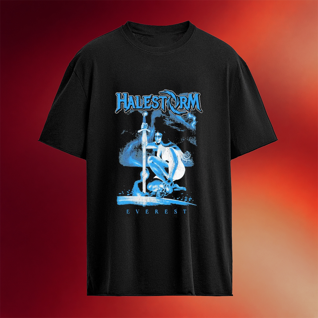 Halestorm Priestess Everest Skull T-Shirt Halestorm Merch Best Birthday Gift For Rock Lovers