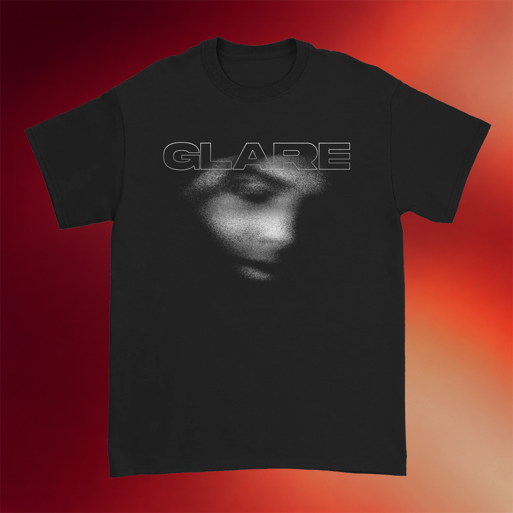 Glare Merch 2026 Face T-Shirt Black Glare Shirts Gifts Ideas For Dudes
